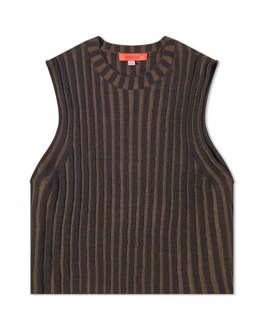 Eckhaus Latta Keyboard Knitted Vest Top END. Clothing
