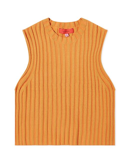 Eckhaus Latta Keyboard Knitted Vest Top END. Clothing