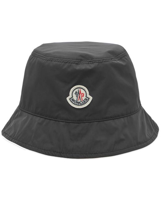Moncler Logo Badge Bucket Hat END. Clothing