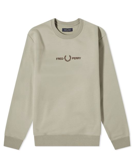 Fred Perry Embroidered Crew Sweater Large END. Clothing