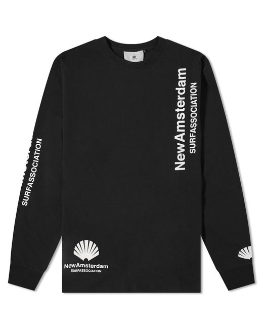 New Amsterdam Surf Association Logo Long Sleeve T-Shirt END. Clothing