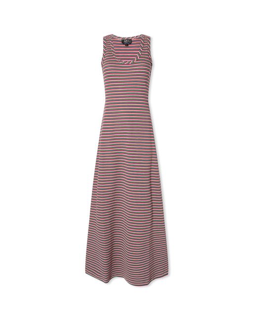A.P.C. . Shelly Striped Maxi Dress Large END. Clothing