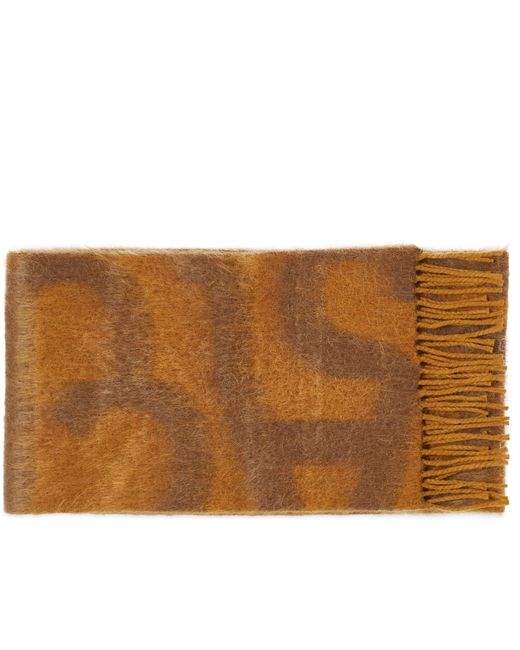 Acne Studios All Over Logo Scarf END. Clothing