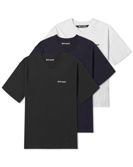 Palm Angels Classic Logo T-Shirt 3 Pack END. Clothing