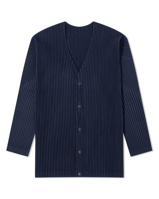 Homme Pliss Issey Miyake Pleated Cardigan Small END. Clothing