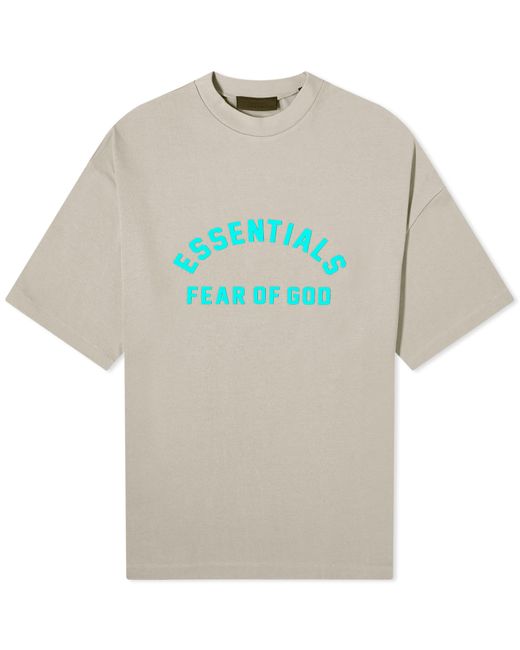 Fear of God ESSENTIALS Spring Printed Logo T-Shirt END. Clothing