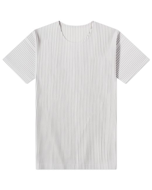 Homme Pliss Issey Miyake Pleated T-Shirt Small END. Clothing