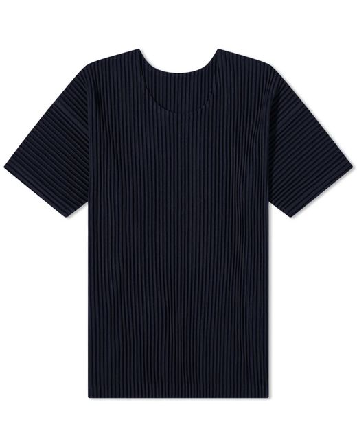 Homme Pliss Issey Miyake Pleated T-Shirt Medium END. Clothing