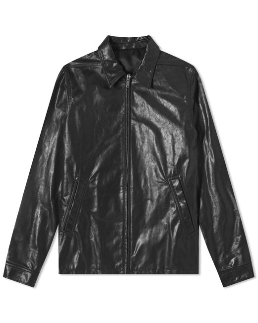 Rick Owens Brad Leather Boxy Jacket END. Clothing