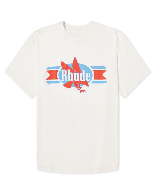Rhude Chevron Eagle T-Shirt Large END. Clothing