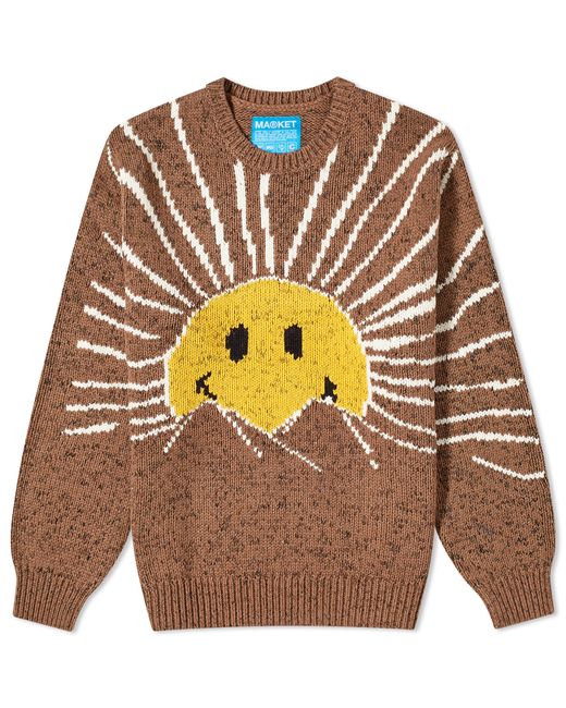 market Smiley Sunrise Crew Sweater Medium END. Clothing