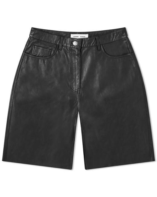 Samsøe Samsøe Sashelly Leather Shorts Large END. Clothing