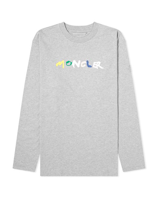 Moncler Logo Long Sleeve T-Shirt END. Clothing