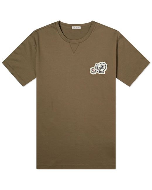 Moncler Double Logo T-Shirt Large END. Clothing