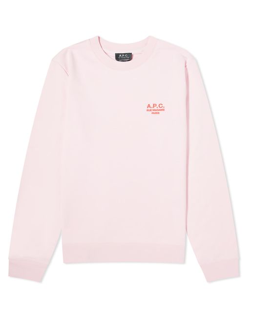 A.P.C. . Rider Embroidered Logo Crew Sweat Large END. Clothing