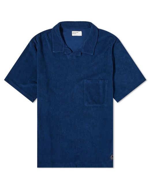 Universal Works Lightweight Terry Vacation Polo Shirt END. Clothing