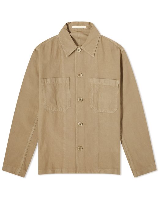 Norse Projects Tyge Cotton Linen Overshirt Large END. Clothing