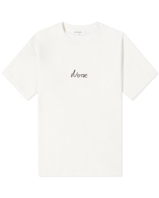 Norse Projects Johannes Chain Stitch Logo T-Shirt END. Clothing