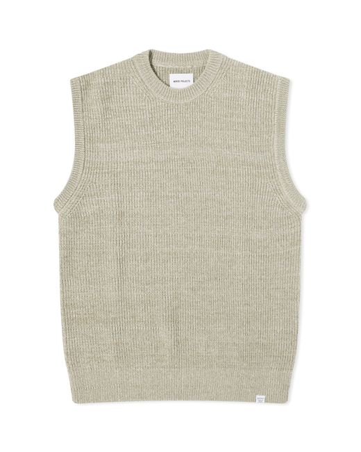 Norse Projects Manfred Wool Cotton Rib Vest Large END. Clothing