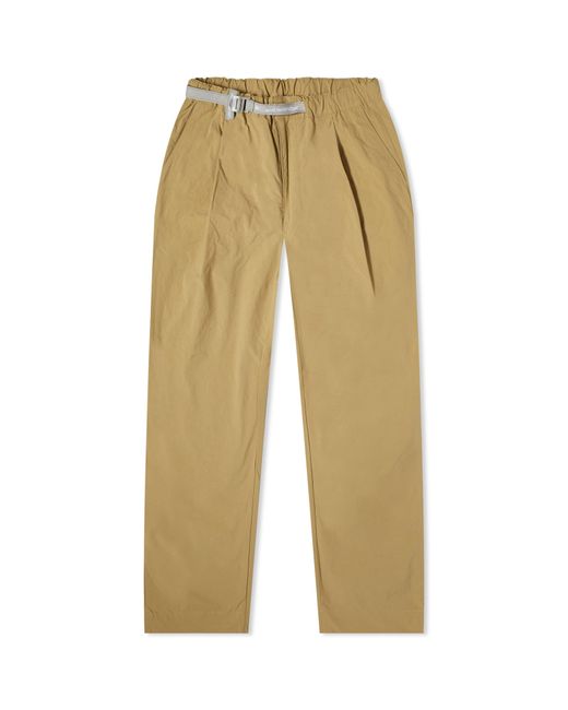 And Wander Nylon Chino Tuck Tapered Pants END. Clothing