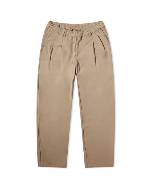 Dime Pleated Twill Trousers Large END. Clothing