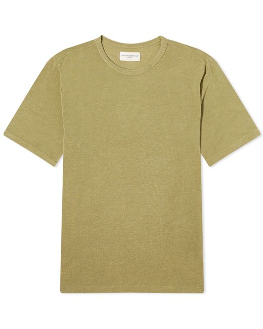 Officine Generale Pigment Dyed Linen T-Shirt END. Clothing