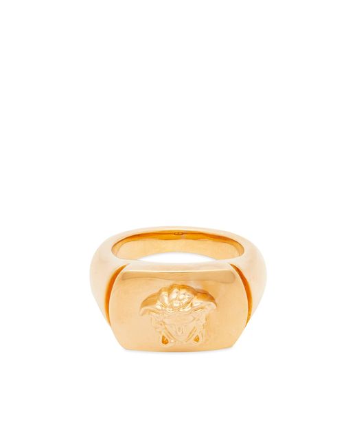 Versace Medusa Ring Gold Small END. Clothing