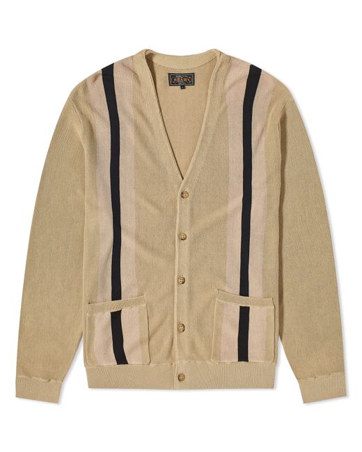 Beams Plus Stripe Cardigan Large END. Clothing