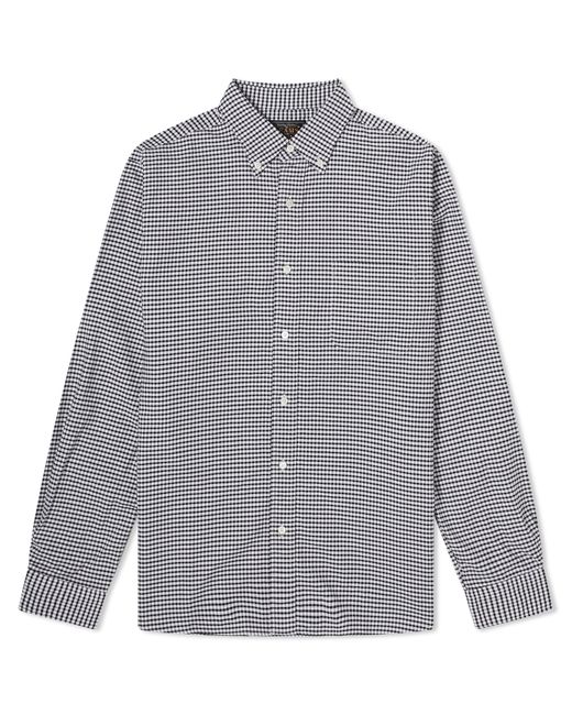 Beams Plus Button Down Gingham Oxford Shirt Small END. Clothing