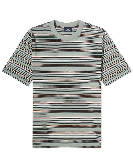 Paul Smith Multi Stipe T-Shirt Large END. Clothing