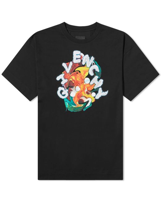 Givenchy Paint Logo T-Shirt Large END. Clothing