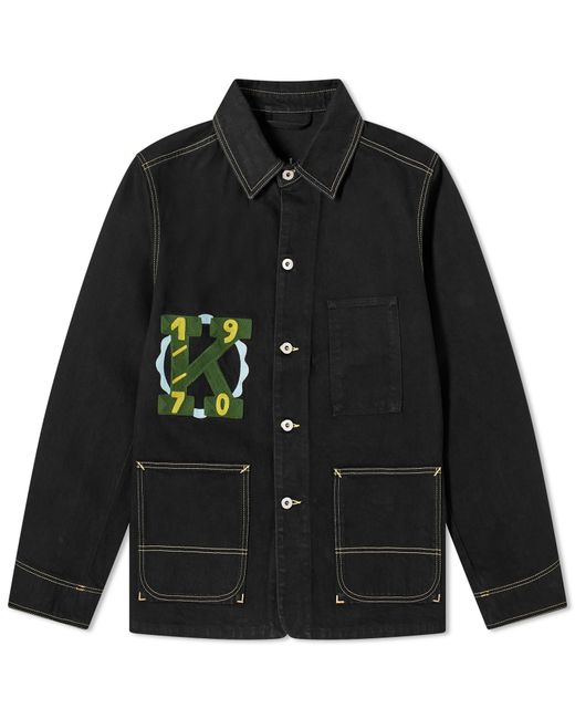 Kenzo Varsity Denim Workwear Jacket 30 END. Clothing
