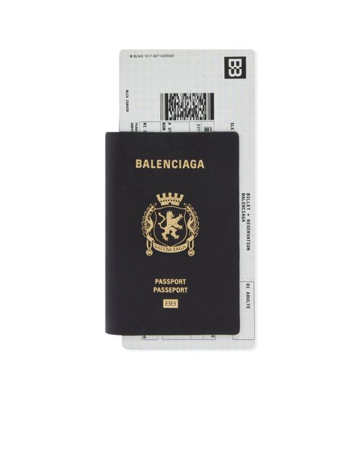 Balenciaga Passport Zip Wallet END. Clothing