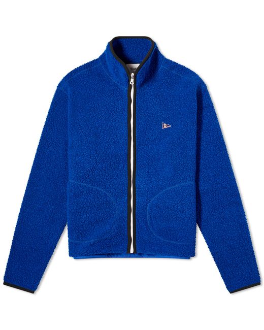 Drake's Boucle Wool Zip Fleece Jacket Small END. Clothing