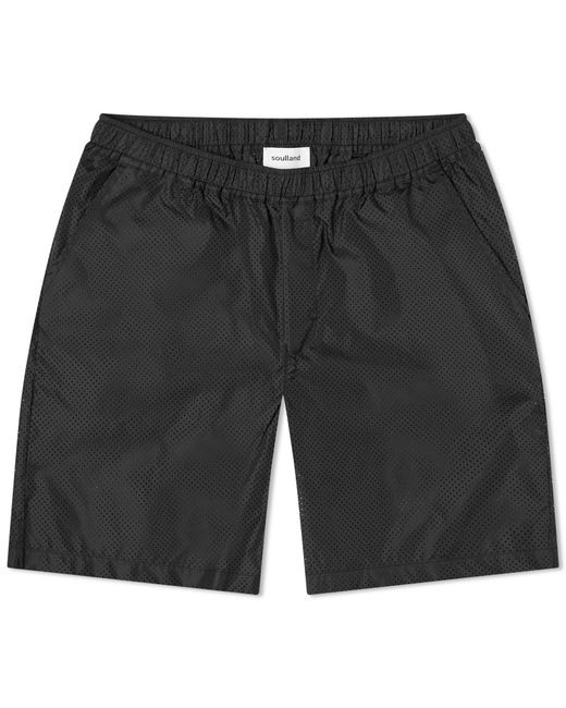 Soulland Sander Perforated Shorts Small END. Clothing