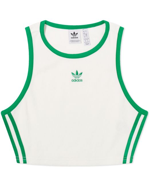 Adidas Terry Cropped Tank Top X-Small END. Clothing