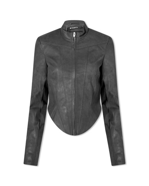 Misbhv Faux Leather Jacket Large END. Clothing