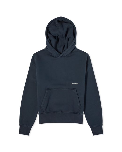 about:blank Box Logo Hoodie END. Exclusive Clothing