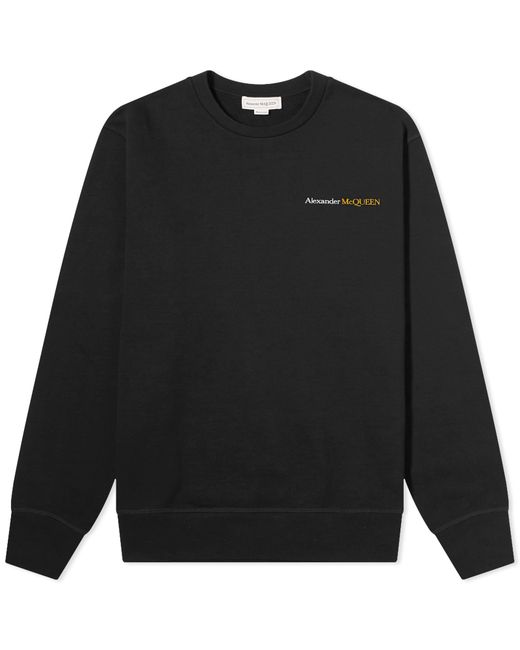 Alexander McQueen Embroidered Logo Crew Sweat Large END. Clothing