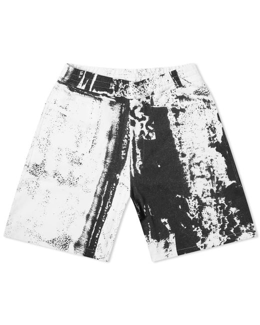 Alexander McQueen Fold Print Sweat Shorts Large END. Clothing