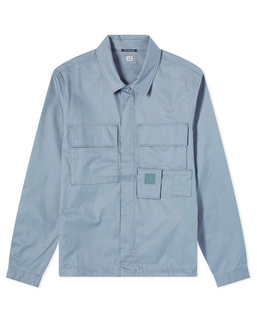 CP Company Metropolis Gabardine Pockets Overshirt END. Clothing