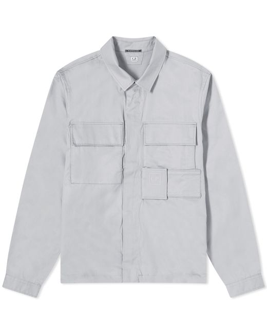 CP Company Metropolis Gabardine Pockets Overshirt END. Clothing