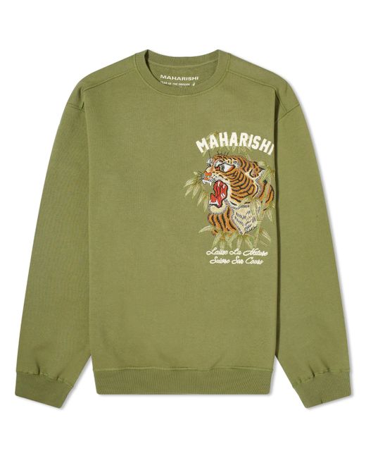 Maharishi Maha Tiger Embroidered Sweatshirt END. Clothing