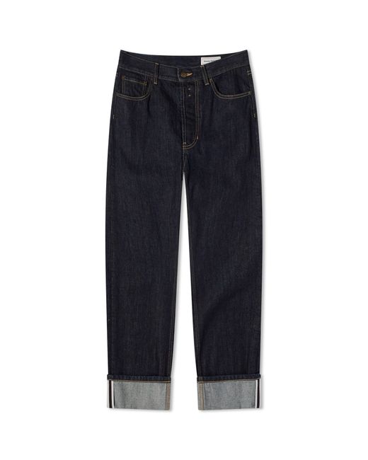 Alexander McQueen Turn Up Jeans END. Clothing