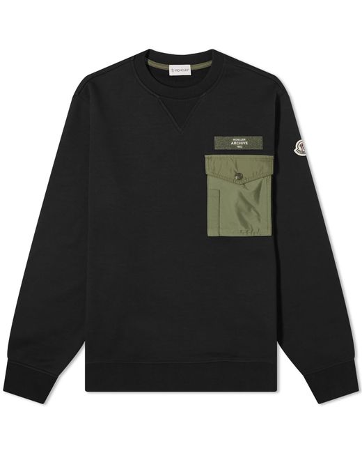 Moncler Long Sleeve Nylon Pocket T-Shirt Large END. Clothing