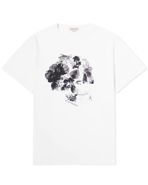 Alexander McQueen Dutch Flower Skull T-Shirt Large END. Clothing