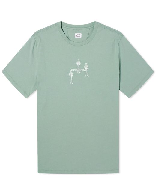 CP Company 30/1 Jersey Relaxed Graphic T-Shirt END. Clothing