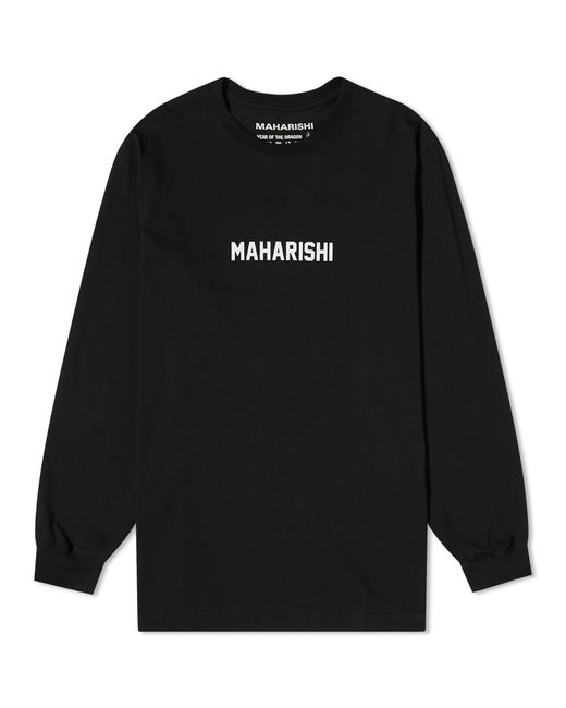 Maharishi Long Sleeve Woodblock Dragon T-Shirt Large END. Clothing