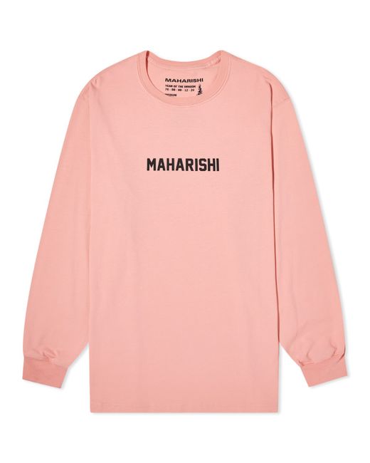 Maharishi Long Sleeve Woodblock Dragon T-Shirt Large END. Clothing