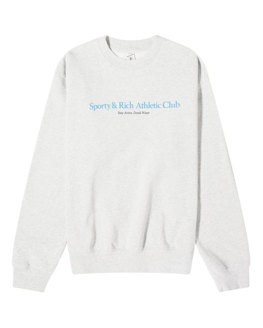 Sporty & Rich Athletic Club Crew Sweat Small END. Clothing